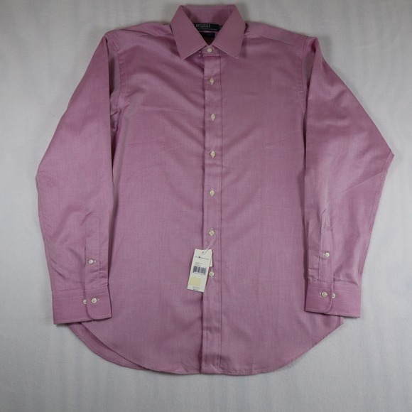 Polo Ralph Lauren Other - Polo Ralph Lauren Dress Shirt‎ 16 34/35 Pink Long Sleeve Curham Classic Fit NWT
